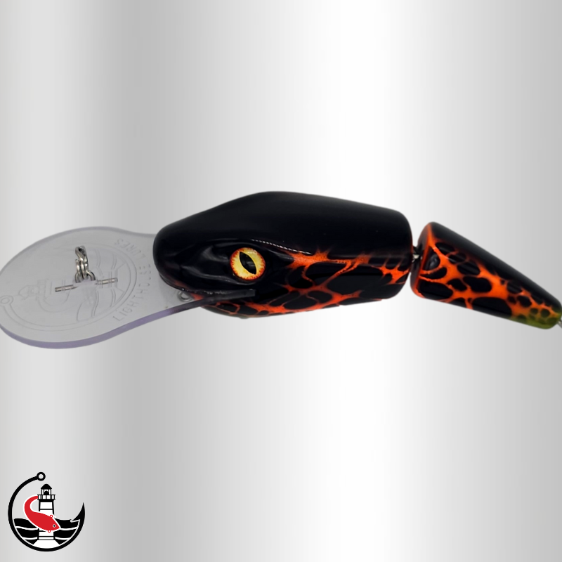 "DINO Diver 140" 140mm Deep Diver - Orange Blast