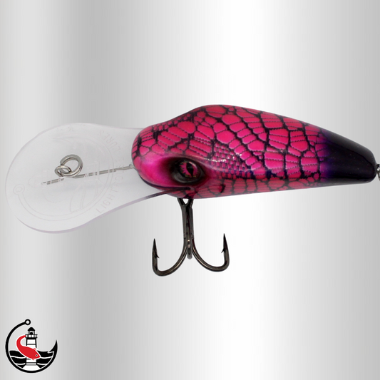 "DINO Diver" 90mm Deep Diver - Pink Gremlin