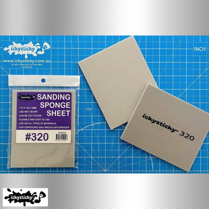 Ickysticky Sanding Sponge Sheet