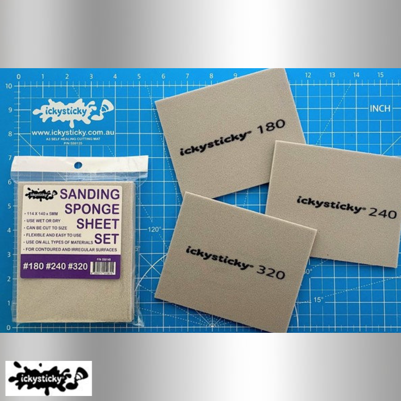 Ickysticky Sanding Sponge Sheet