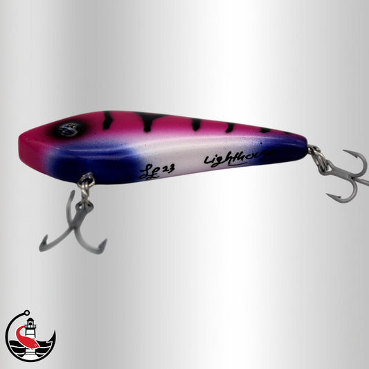 "Illuminator" IL70 70mm Vibe Lure - Pink Reflector