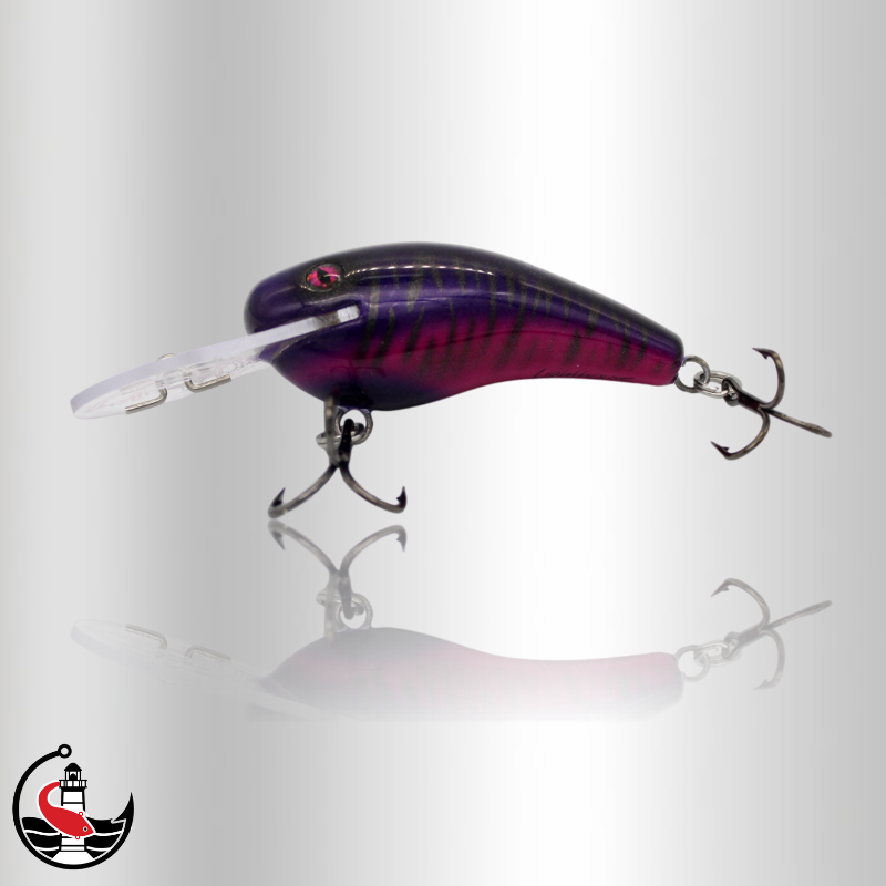"Stomper 70" 70mm Deep Diver - Purple Tiger