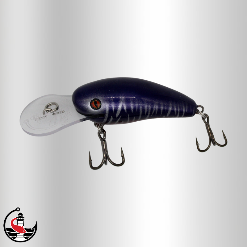 "Stomper 70" 70mm Deep Diver - Violet Tiger