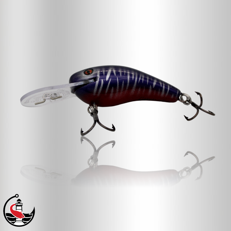 "Stomper 70" 70mm Deep Diver - Violet Tiger