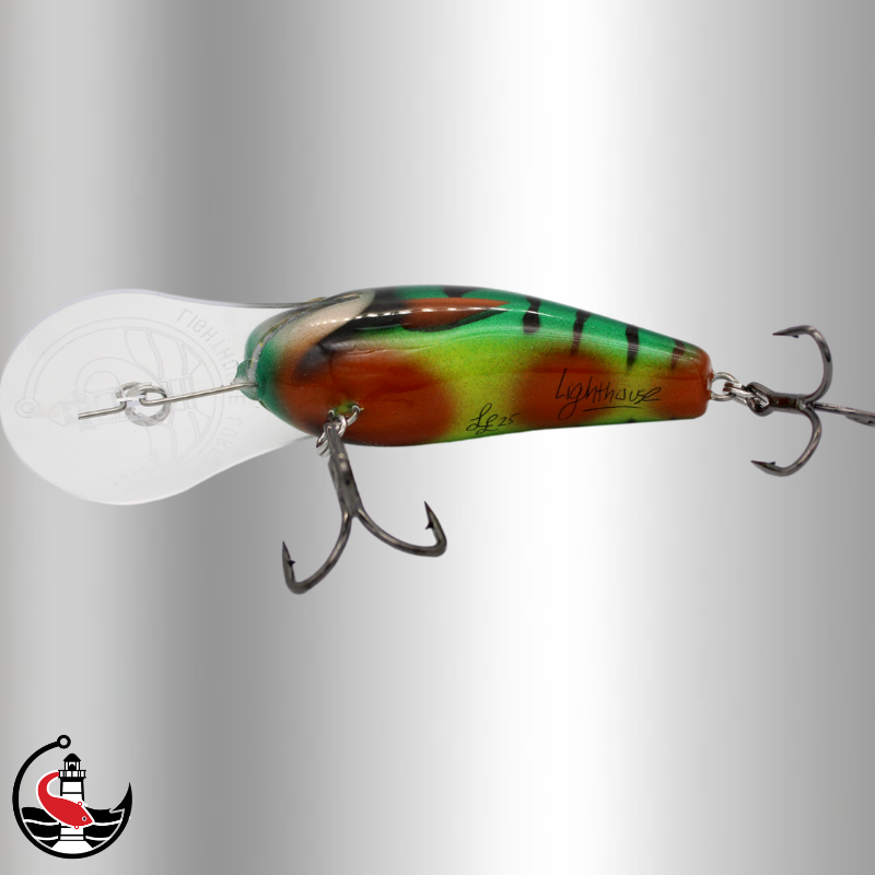 "Stomper 90" 90mm Deep Diver - Bedazzle Green