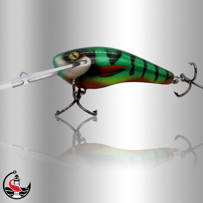 "Stomper 90" 90mm Deep Diver - Bedazzle Green