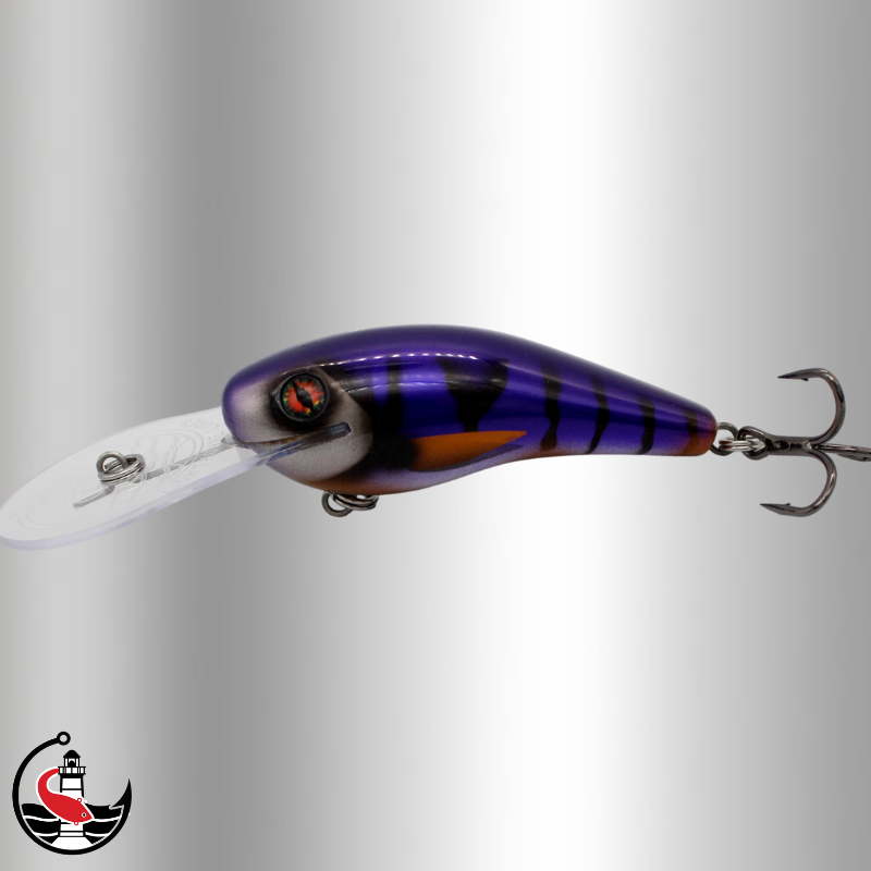 "Stomper 90" 90mm Deep Diver - Bedazzle Purple