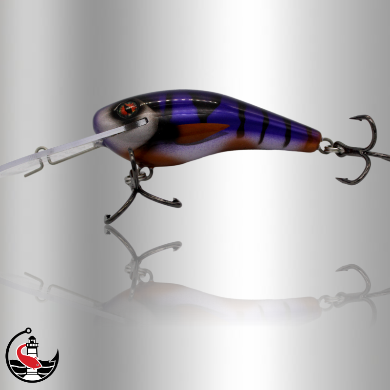 "Stomper 90" 90mm Deep Diver - Bedazzle Purple