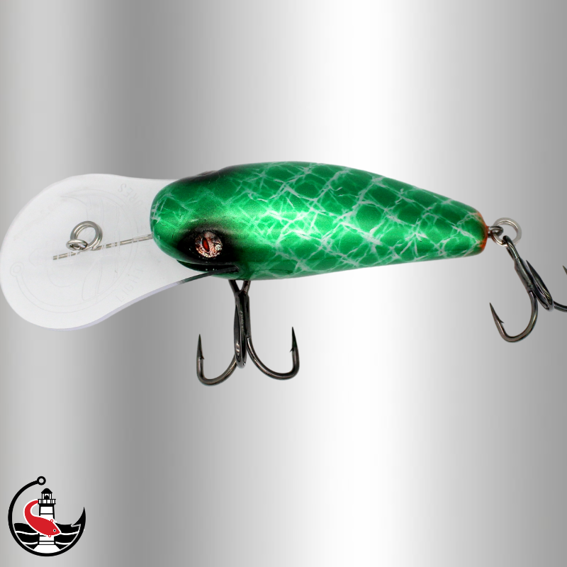 "Stomper 90" 90mm Deep Diver - Green Gremlin