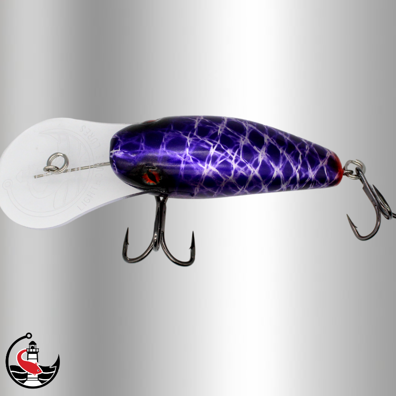 "Stomper 90" 90mm Deep Diver - Purple Gremlin