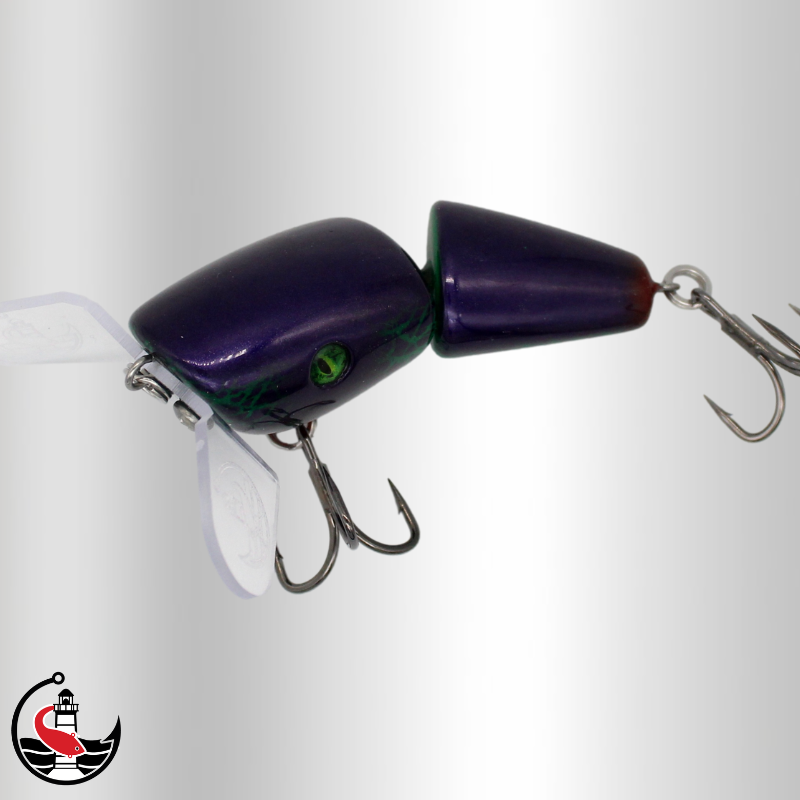 "Stormer ST90J" Jointed 90mm Surface Lure - Purple Magic