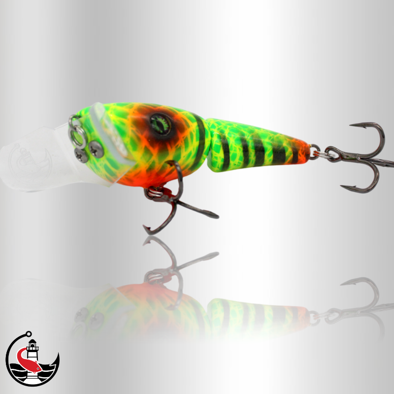 "Stormer ST90J" Jointed 90mm Surface Lure - Tricky Green