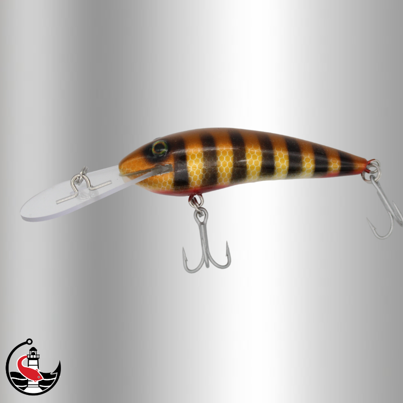 "Scorcher" LS75 75mm Deep Diver - Honey Tiger