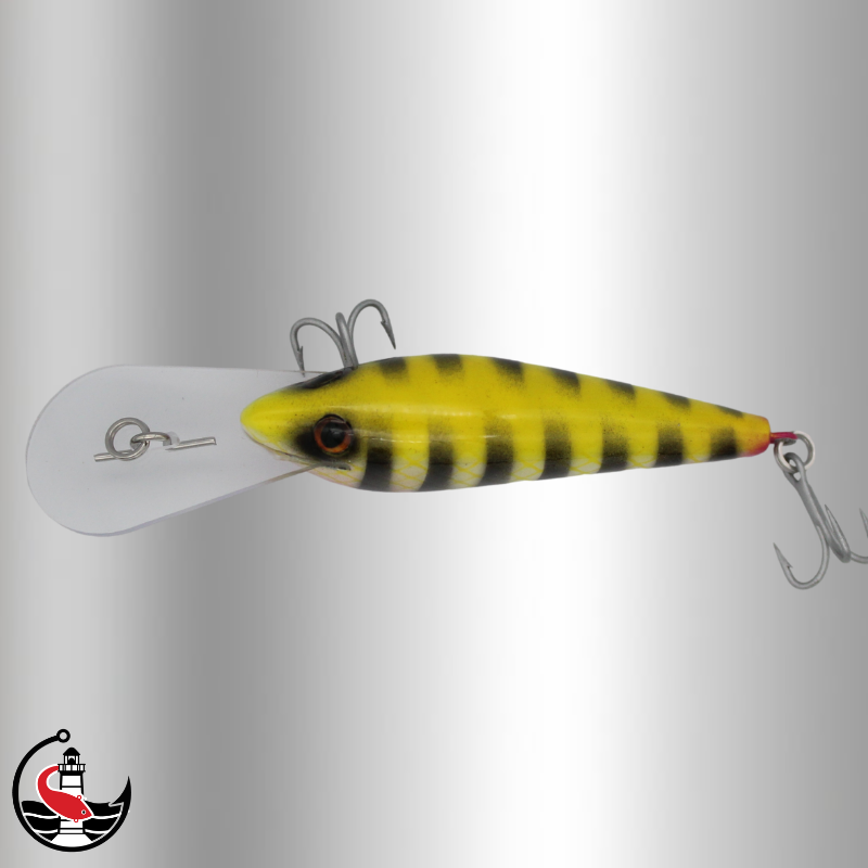"Scorcher" LS75 75mm Deep Diver - Yellow Tiger