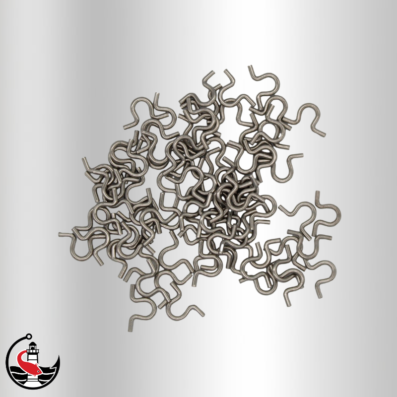 Omega Clips - 1.2mm SHORT LEG – Lighthouse Lures