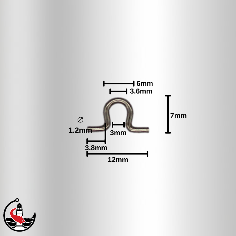 Omega Clips - 1.2mm SHORT LEG