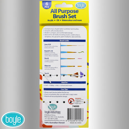 Boyle All Purpose Fine Brushes