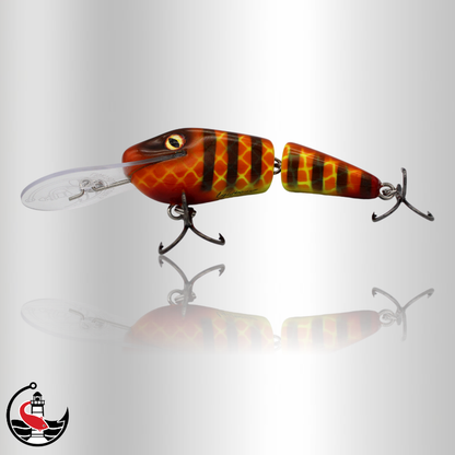 "DINO Diver 120" 120mm Deep Diver - Orange Tiger