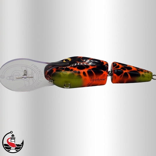 "DINO Diver 140" 140mm Deep Diver - Orange Blast