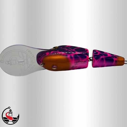 "DINO Diver 140" 140mm Deep Diver - Pink Blast