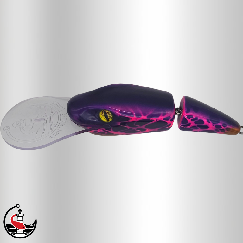 "DINO Diver 140" 140mm Deep Diver - Pink Blast