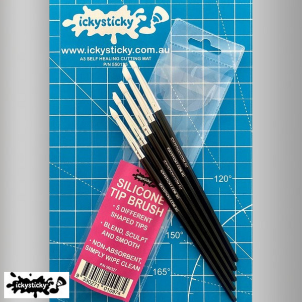 IckySticky Silicone Tip Brushes