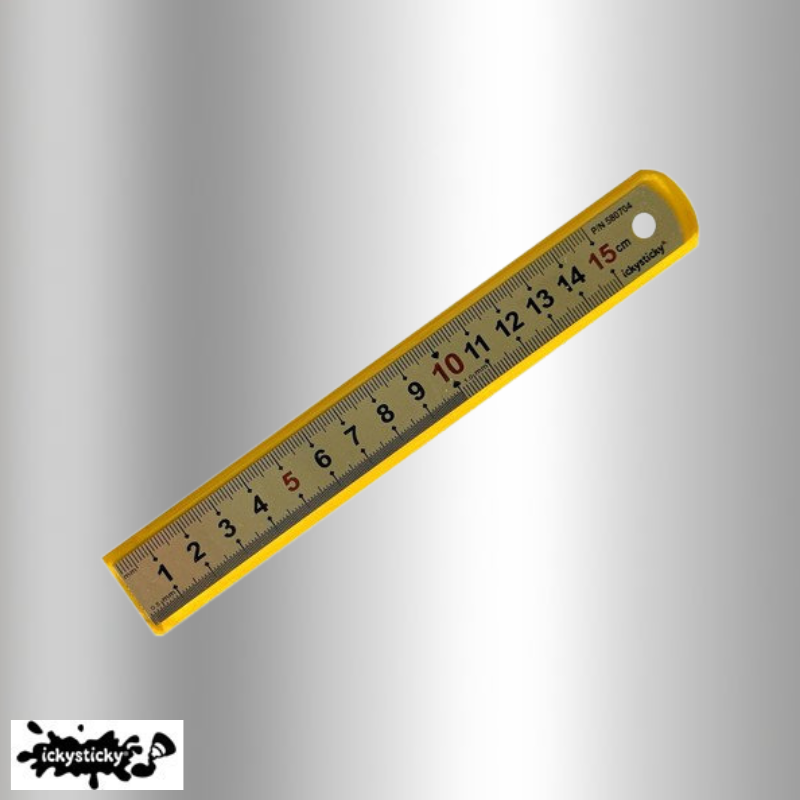 Ickysticky Stainless Steel Ruler