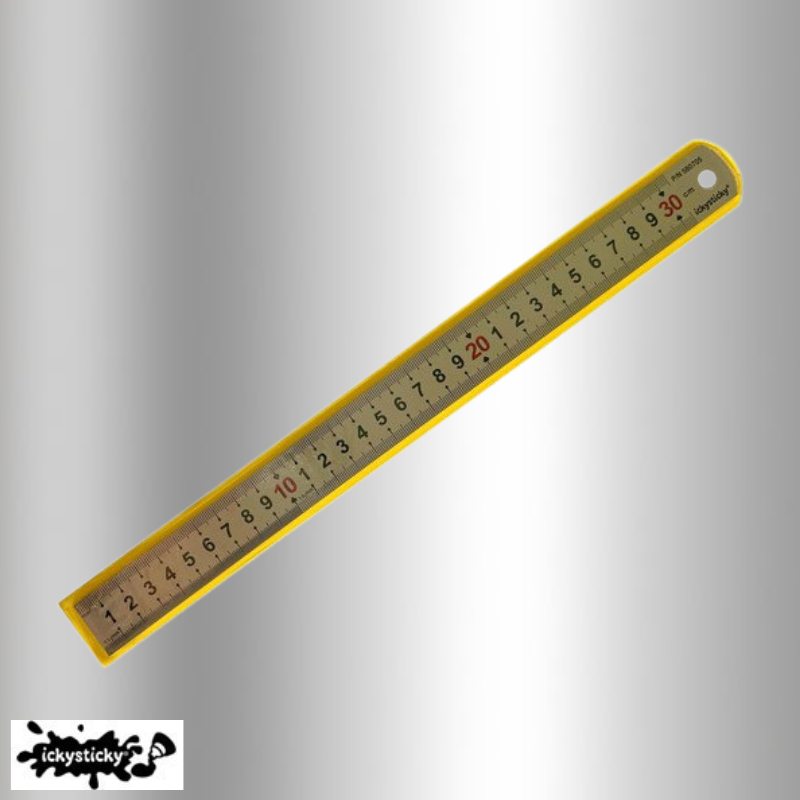 Ickysticky Stainless Steel Ruler