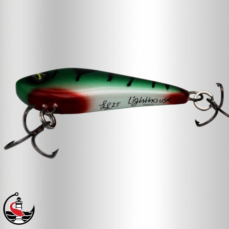 "Illuminator" IL70 70mm Vibe Lure - Green Reflector