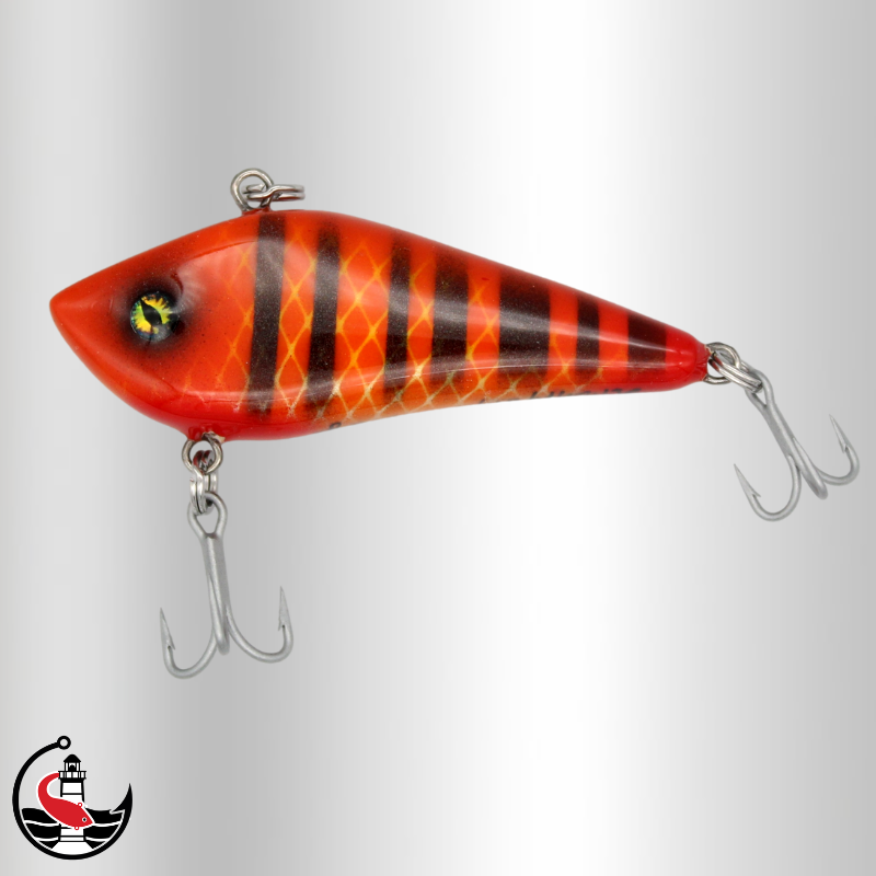 "Illuminator" IL70 70mm Vibe Lure - Orange Tiger