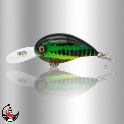 "Micro Stomper 55" 55mm Diving Crankbait - Green Tune