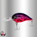 "Micro Stomper 55" 55mm Diving Crankbait - Pink Burst