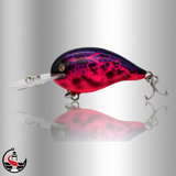 "Micro Stomper 55" 55mm Diving Crankbait - Pink Burst