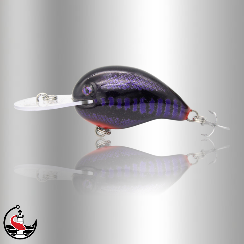 "Micro Stomper 55" 55mm Diving Crankbait - Purple Tune