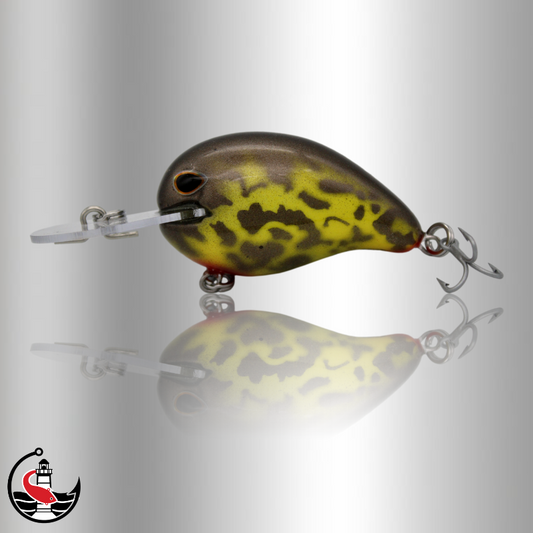 "Micro Stomper 55" 55mm Diving Crankbait - Yellow Devil