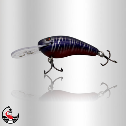 "Stomper 70" 70mm Deep Diver - Violet Tiger