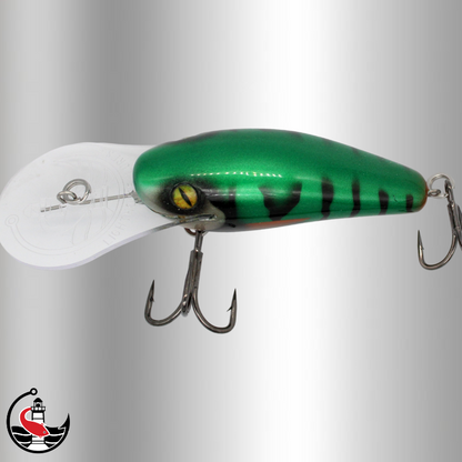 "Stomper 90" 90mm Deep Diver - Bedazzle Green