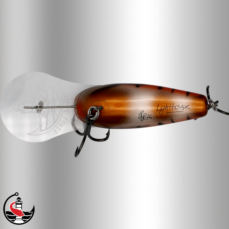 "Stomper 90" 90mm Deep Diver - Bedazzle Orange