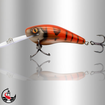 "Stomper 90" 90mm Deep Diver - Bedazzle Orange