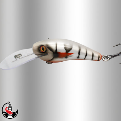 "Stomper 90" 90mm Deep Diver - Bedazzle White