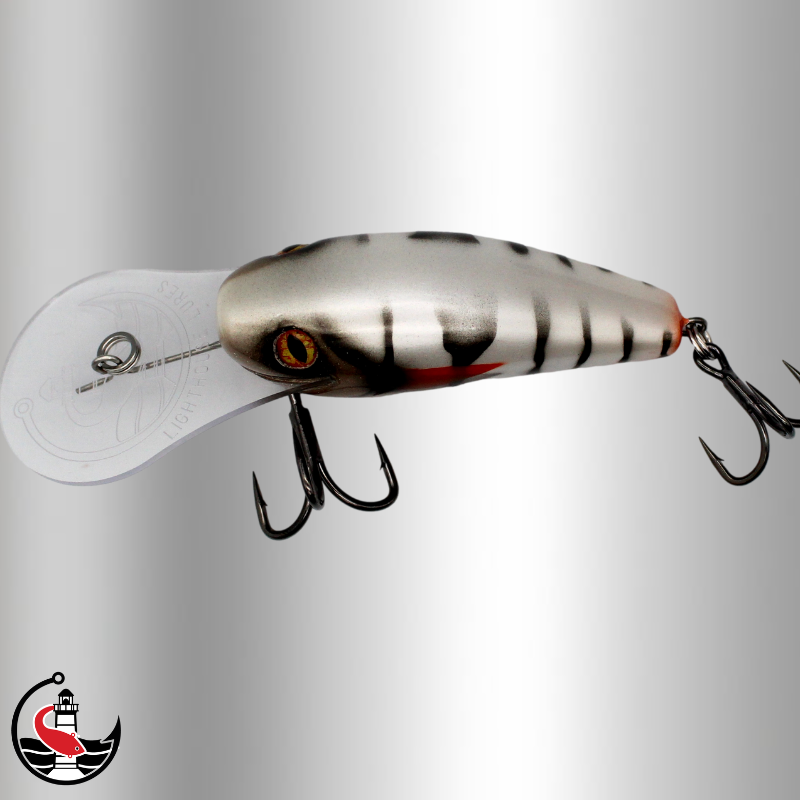 "Stomper 90" 90mm Deep Diver - Bedazzle White