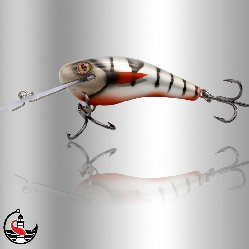 "Stomper 90" 90mm Deep Diver - Bedazzle White