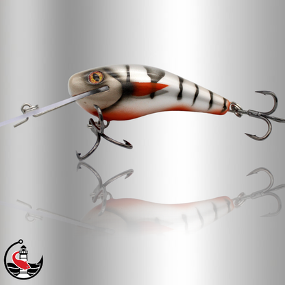 "Stomper 90" 90mm Deep Diver - Bedazzle White
