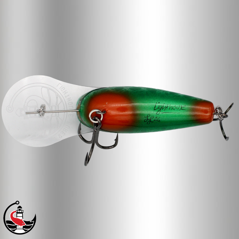"Stomper 90" 90mm Deep Diver - Green Gremlin