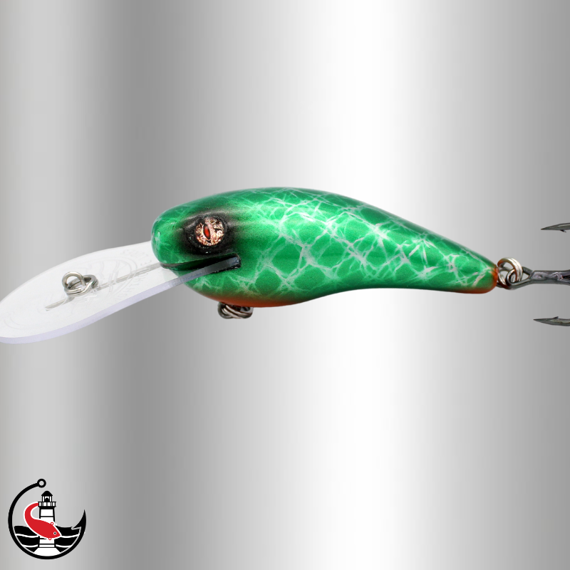 "Stomper 90" 90mm Deep Diver - Green Gremlin