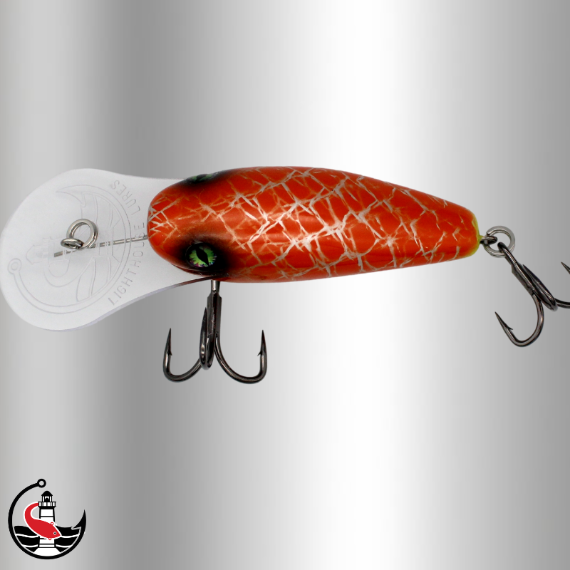 "Stomper 90" 90mm Deep Diver - Orange Gremlin