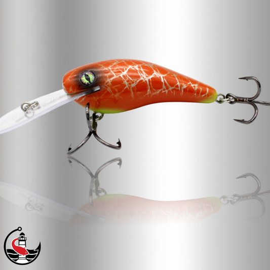 "Stomper 90" 90mm Deep Diver - Orange Gremlin