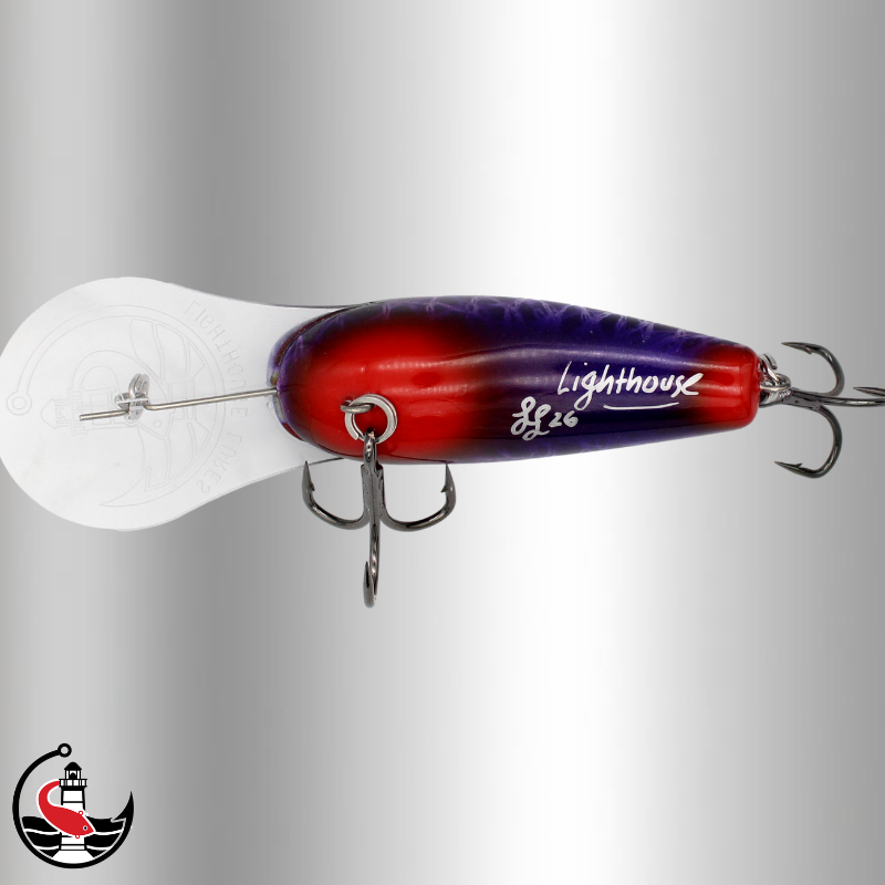 "Stomper 90" 90mm Deep Diver - Purple Gremlin