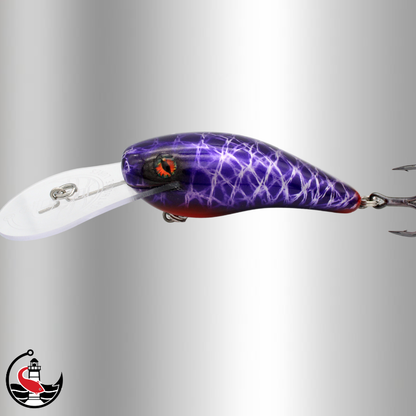 "Stomper 90" 90mm Deep Diver - Purple Gremlin