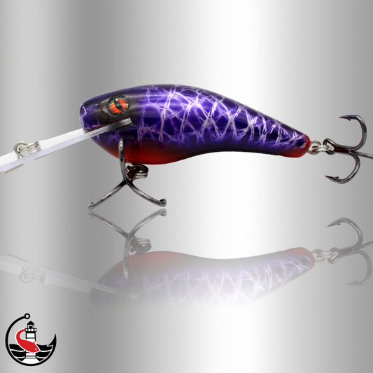 "Stomper 90" 90mm Deep Diver - Purple Gremlin